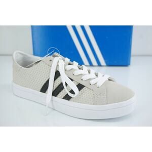 Adidas Women Courtvantage Lace-Up Running Sneaker Size 7 striped BB5204